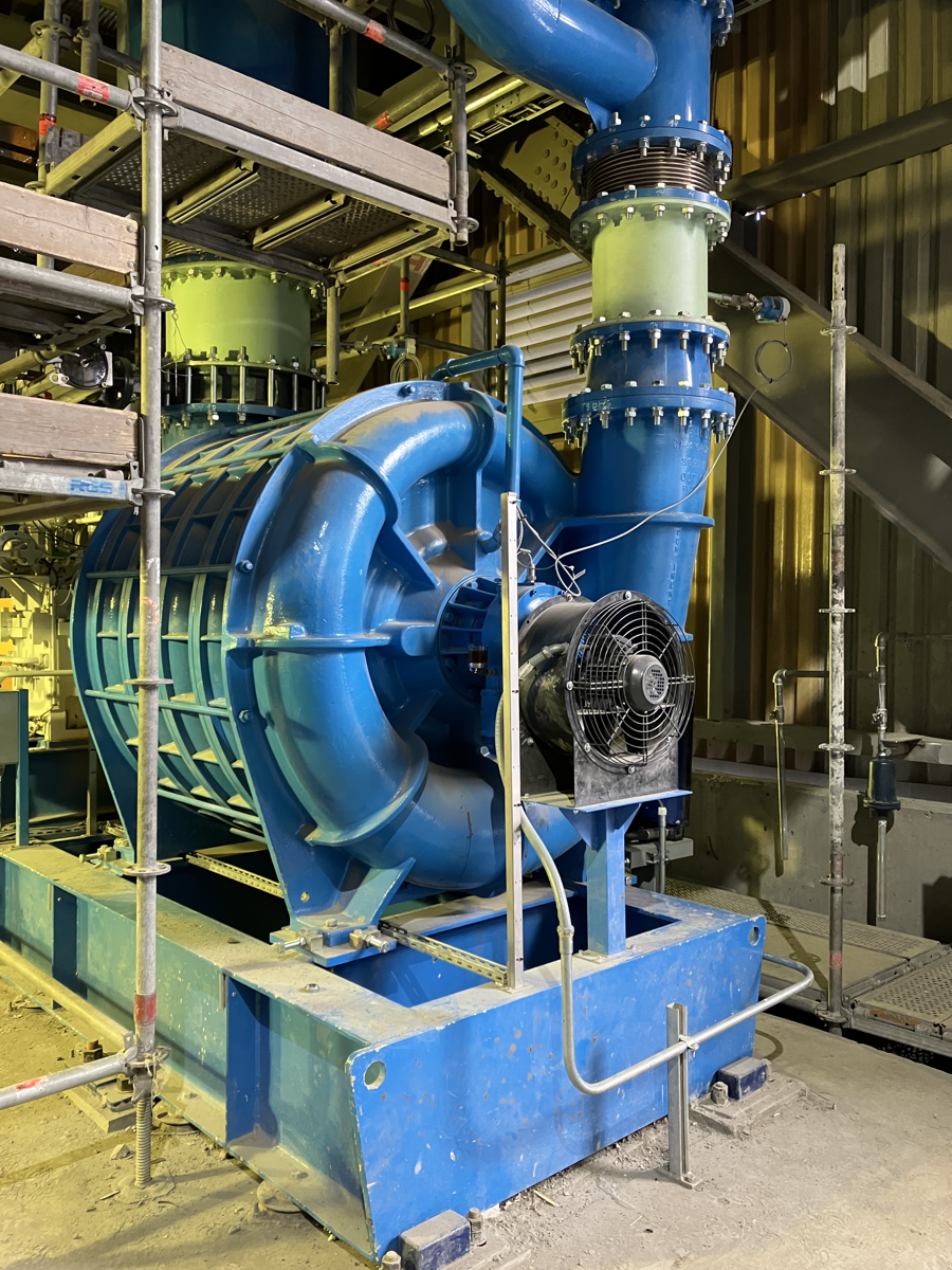 Aplicaciones de sopladores y compresores centrífugos en la industria minera para flotación, transporte neumático y biolixiviación