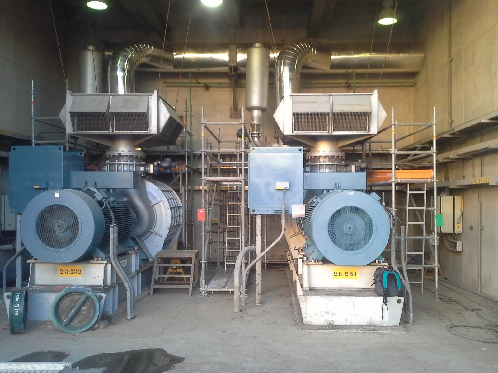 Soplador centrífugo para aireación biológica en tratamiento de riles de plantas de celulosa y papel