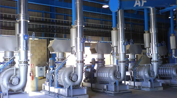 Soplador centrífugo para procesos de oxidación y agitación en estanques y reactores mineros